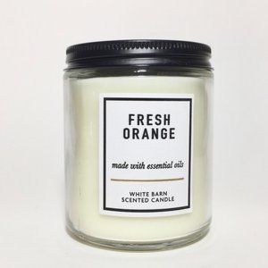NEW: FRESH ORANGE Single Wick RARE Candle BBW